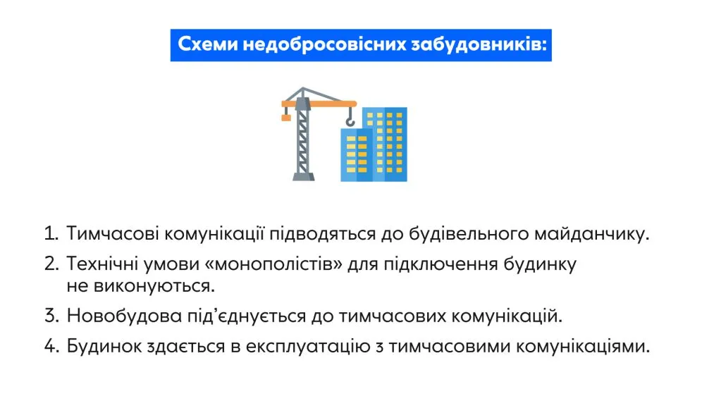 Схеми забудовників